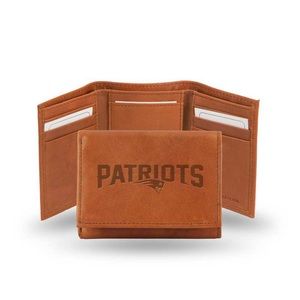 Patriots Faux Leather Trifold Wallet